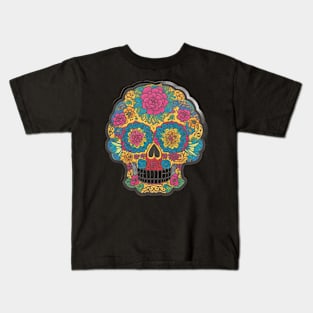 Mexican skull for Cinco de Mayo Kids T-Shirt